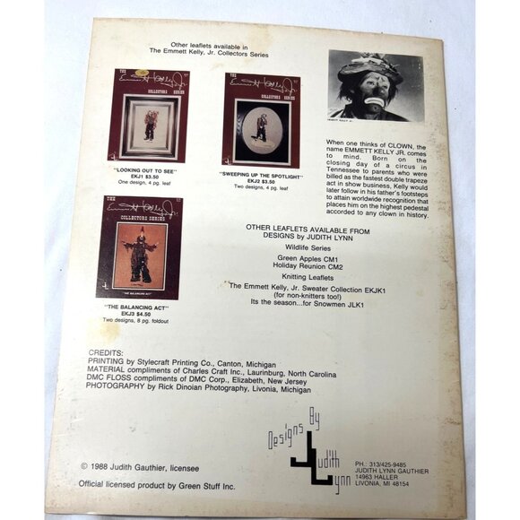 Ernest Kelly Collectors Series "A Hole In The Sole" Cross Stitch Pattern By Judi - Picture 4 of 4